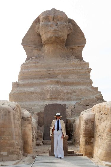 Melania Trump z wizytą w Egipcie