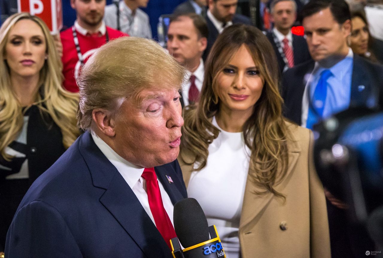 Melania Trump i Donald Trump (fot. ONS)