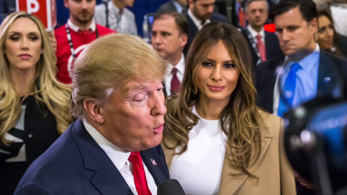 Melania Trump i Donald Trump (fot. ONS)