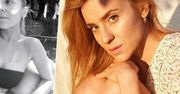 Kasia Tusk eksponuje duży ciążowy brzuszek w bikini. Tak odważne kadry w jej wydaniu to prawdziwa rzadkość
