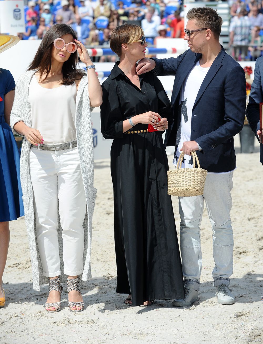 Łukasz Jemioł, Kasia Sokołowska i Kinga Rusin
Fot. ons