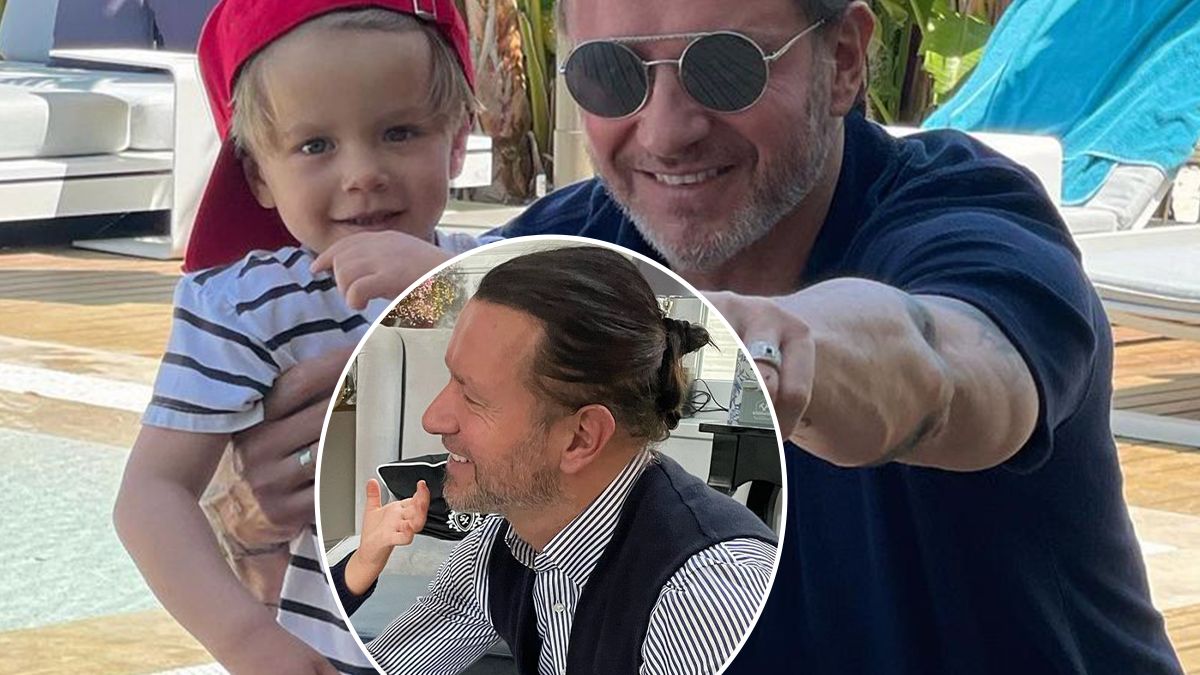 Radosław Majdan pokazał, jak jego syn poszedł do przedszkola (fot. Instagram)
