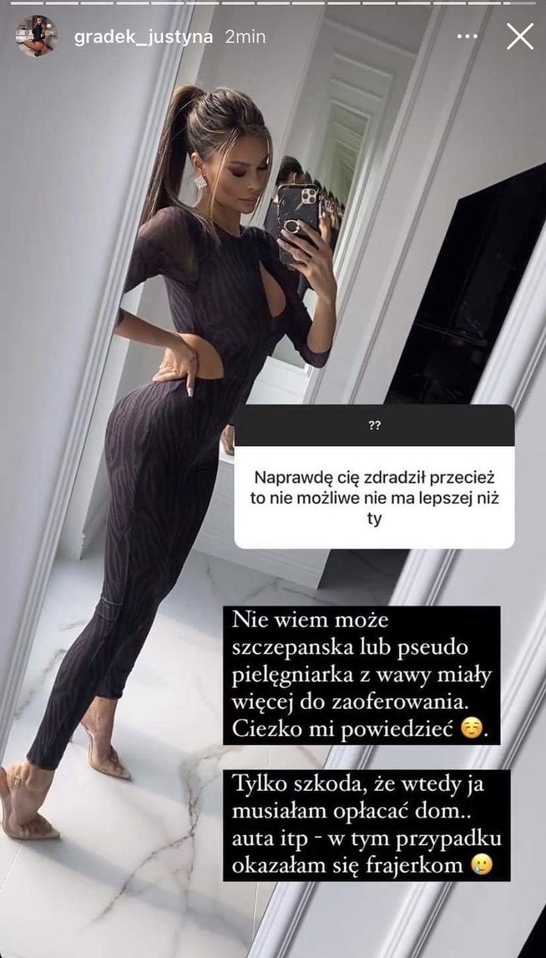 Justyna Gradek zwierza się internautom