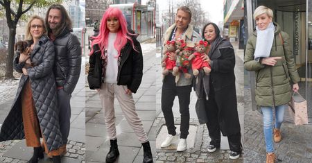 Gwiazdy przed studiem "Dzień Dobry TVN": Bryska, Dawid Woliński, Gosia Baczyńska, Małgorzata Ohme...