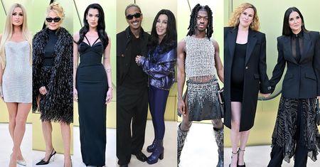 Pokaz Versace: Paris Hilton, Pamela Anderson, Dua Lipa, Cher z młodym partnerem, Demi Moore z ciężarną córką [ZDJĘCIA]