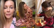 Małgorzata Rozenek z rodziną do późna bawiła się w piżamach. Jej błogi nastrój popsuł ostry tekst Radka. Podsumował ją przy dzieciach
