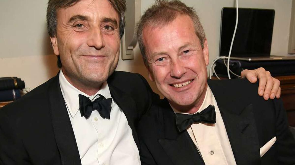 Lord Ivar Mountbatten ze swoim mężem Jamesem (fot. EastNews)