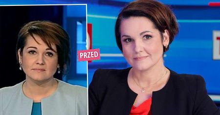 Edyta Lewandowska to teraz najpiękniejsza gwiazda TVP info! Rzęsami jak firanka kusiła widzów. Taki efekt na żywo, a nie z aplikacji to wyższa sztuka