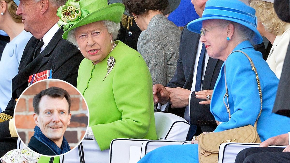 Królowa Elżbieta II, królowa Małgorzata II, książę Joachim, księżna Maria