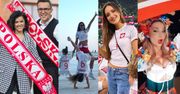 Mundial 2022: Francja-Polska. Gwiazdy wspierają kadrę. Kasia Cichopek, Maciej Kurzajewski, Anna Lewandowska, Marina, Cleo [DUŻO ZDJĘĆ]