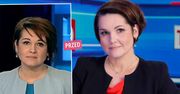 Edyta Lewandowska to teraz najpiękniejsza gwiazda TVP info! Rzęsami jak firanka kusiła widzów. Taki efekt na żywo, a nie z aplikacji to wyższa sztuka
