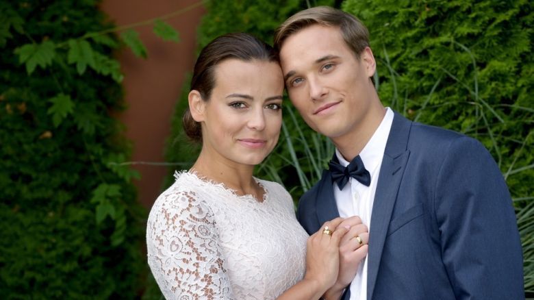 M jak miłość odcinek 1185, ślub Magdy (Anna Mucha) i Olka (Maurycy Popiel), fot: materiały prasowe MTL Maxfilm