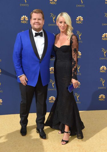 James Corden i Julia Carey - Emmy 2018
