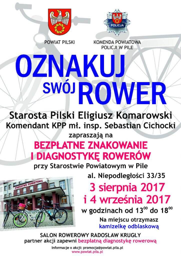 Oznakuj swój rower!