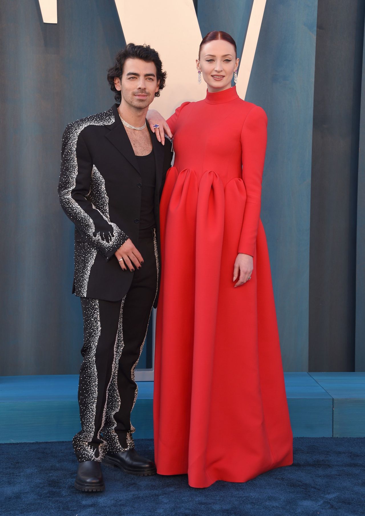 Joe Jonas and Sophie Turner - Vanity Fair Oscar Party 2022
