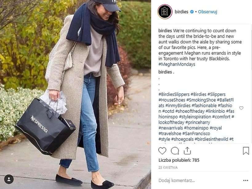 Meghan Markle ma ulubione buty. To modele marki Birdies