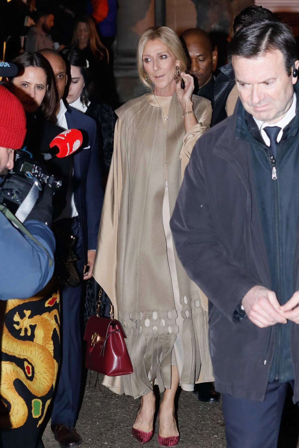 Wychudzona Celine Dion na pokazie Valentino