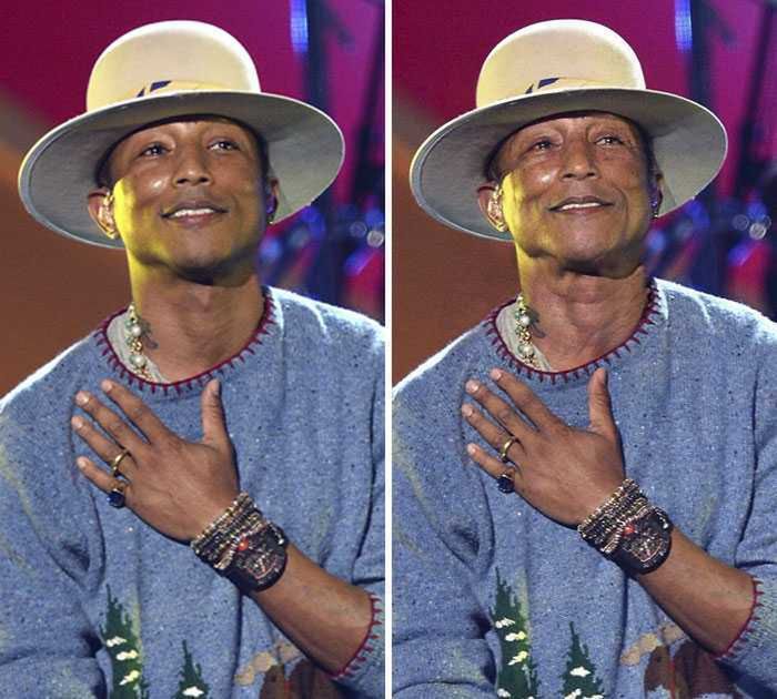 Pharell Williams - Aplikacja FaceApp - Instagram