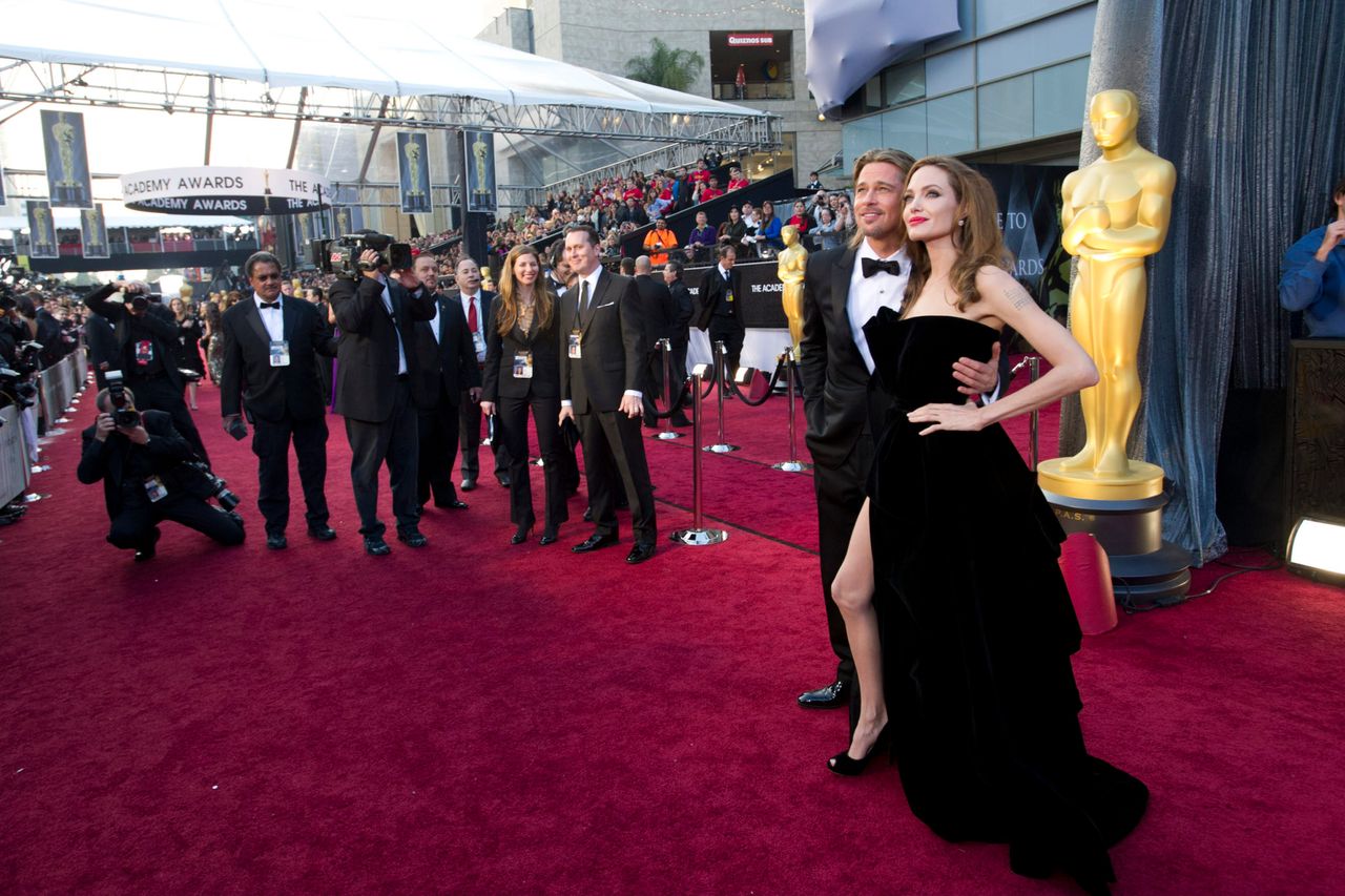 Brad Pitt i Angelina Jolie – Oscary 2012