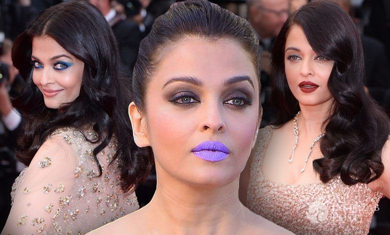 Aishwarya Rai zszokowała w Cannes. Jej kontrowersyjny makijaż wzburzył internet. "Czy ona pocałowała smerfa?"