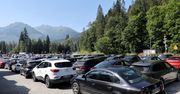 Incydent na parkingu przy Morskim Oku