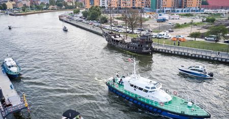 Kolizja dwóch statków na Motławie; pięć osób trafiło do szpitala