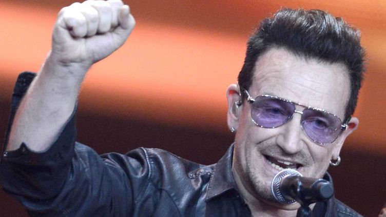 Berlin, 2014-11-13 / **Germany OUT** / U2 perform during the Bambi 2014 awards in Berlin, Germany © Copyright 2014, Most Wanted Pictures, Inc. | USA | photo@mostwantedpictures.net