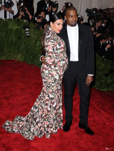 May 6, 2013  New York City, NY.
Kim Kardashian & Kanye West
MET Gala 2013: "PUNK: Chaos To Couture"  
at Metropolitan Museum of Art 
© LM Martinez / AFF-USA.COM