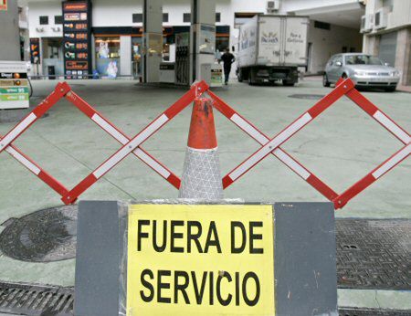 Problemy z tankowaniem w Hiszpanii