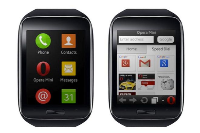 Opera Mini w zegarku Samsung Gear S