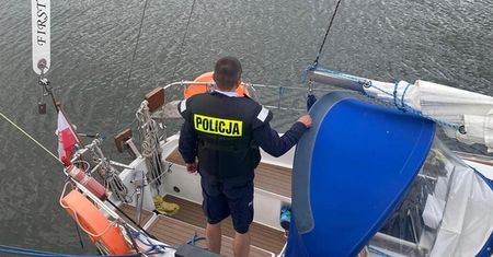 Nietrzeźwy sternik zatrzymany podczas podróży jachtem w stronę Federacji Rosyjskiej