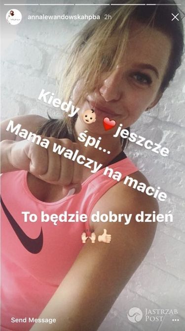 Anna Lewandowska chwali się treningiem