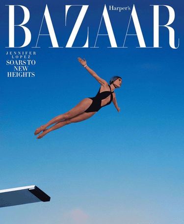 Jennifer Lopez na dwóch okładkach najnowszego wydania Harpers Bazar