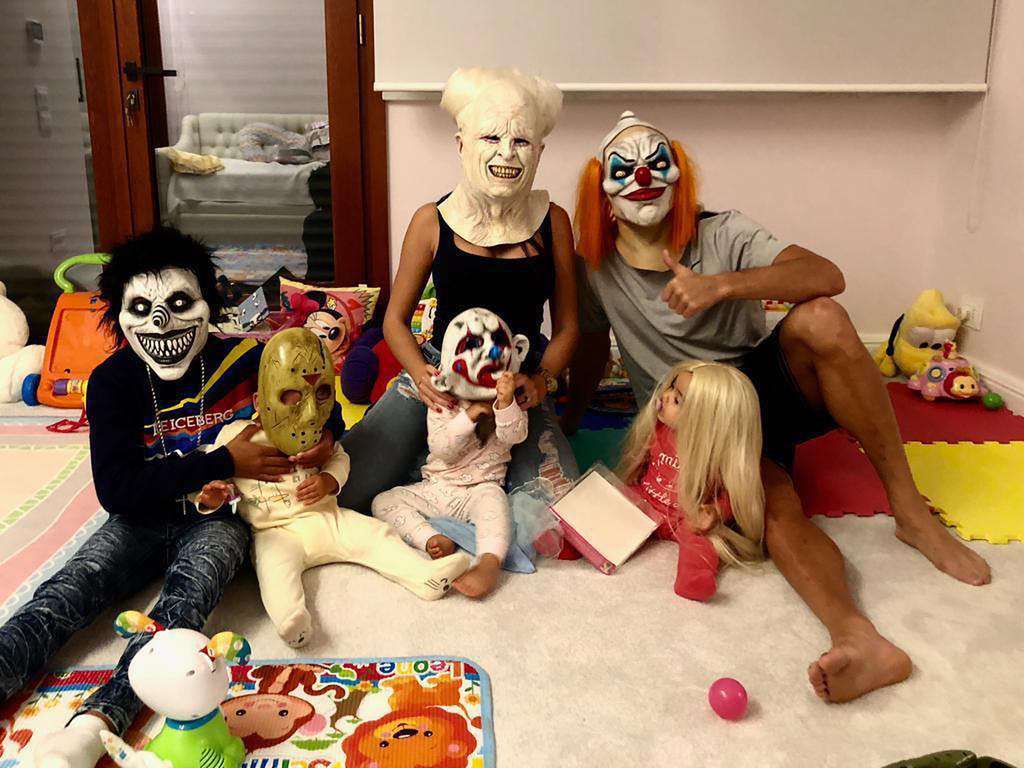 Cristiano Ronaldo i Georgina Rodriguez świętują Halloween z dziećmi