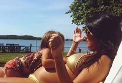 Kourtney Kardashian pokazała ciążowy brzuszek