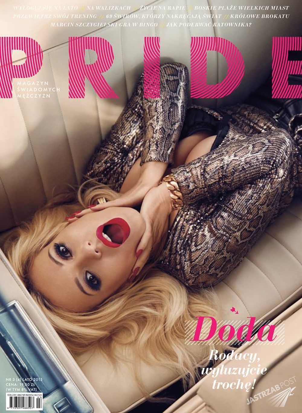 Doda na okładce magazynu PRIDE
Fot. PRIDE