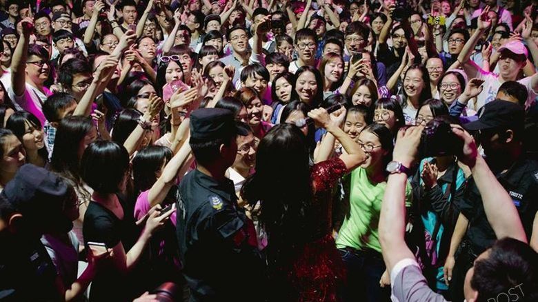 Koncert Justyny Steczkowskiej w Chinach
Fot. screen z Facebook