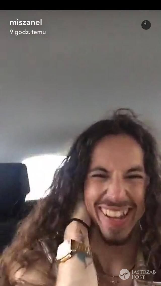 Michał Szpak świętował sukces eurowizyjny - SnapChat