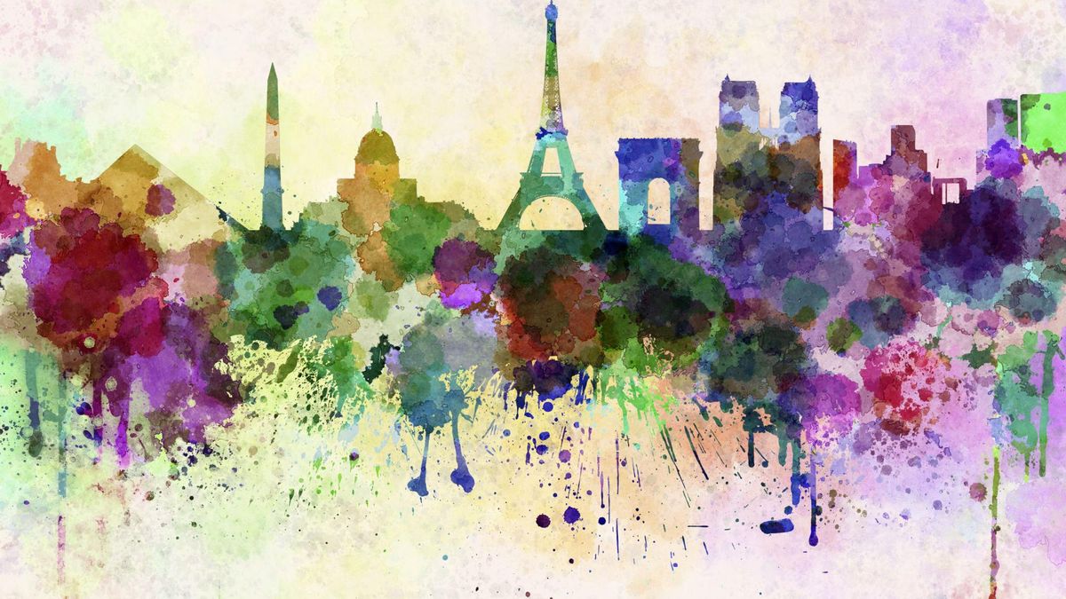 Francja - kolorowanka