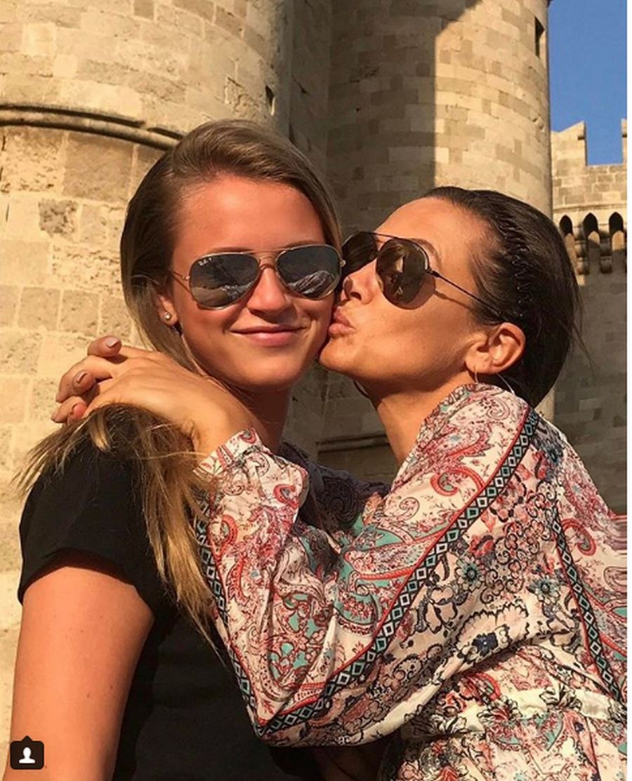 Dziennikarka z córką Polą