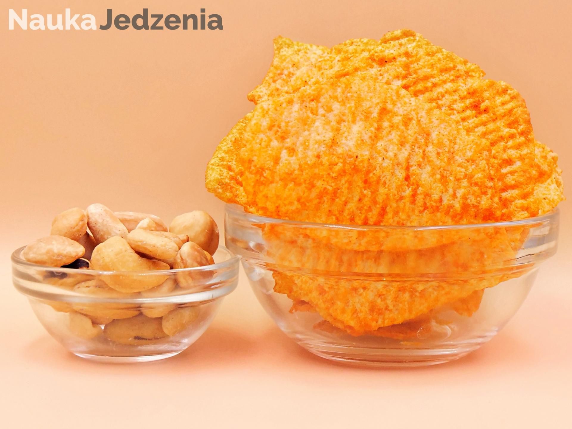 150 kcal orzechów vs. 150 kcal chipsów o obniżonej zawartości tłuszczu