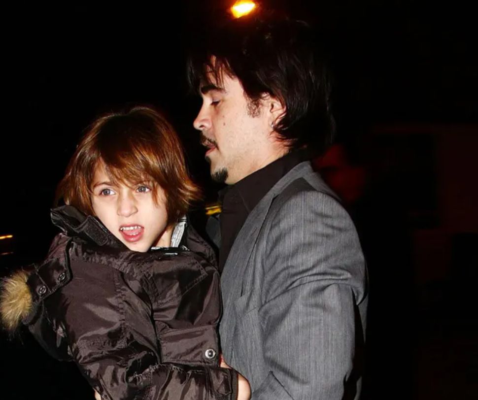 Collin Farrel z synem 