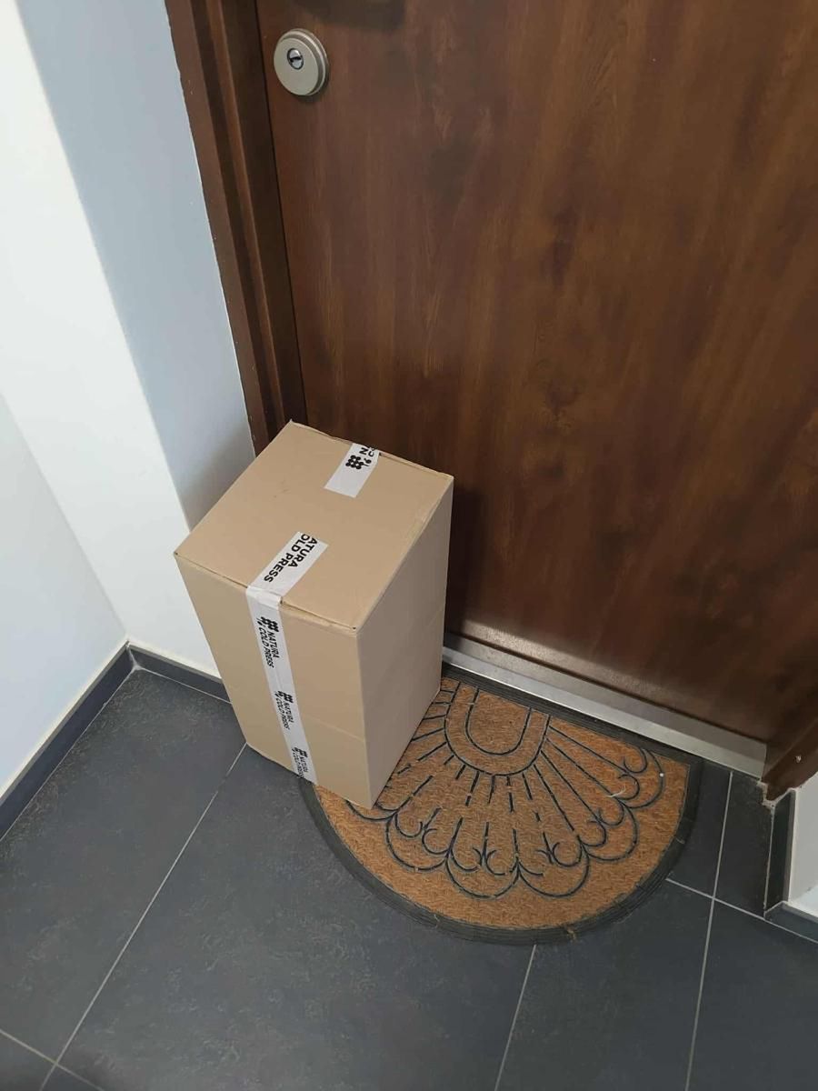 Paczka z sokami dotarła we wtorek