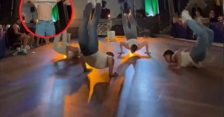 "Magic Mike" a nie klasyczny polonez. Dziewczyny aż piszczały z wrażenia