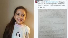 7-latka z Syrii napisała list do Donalda Trumpa. Prosi o pomoc dla dzieci
