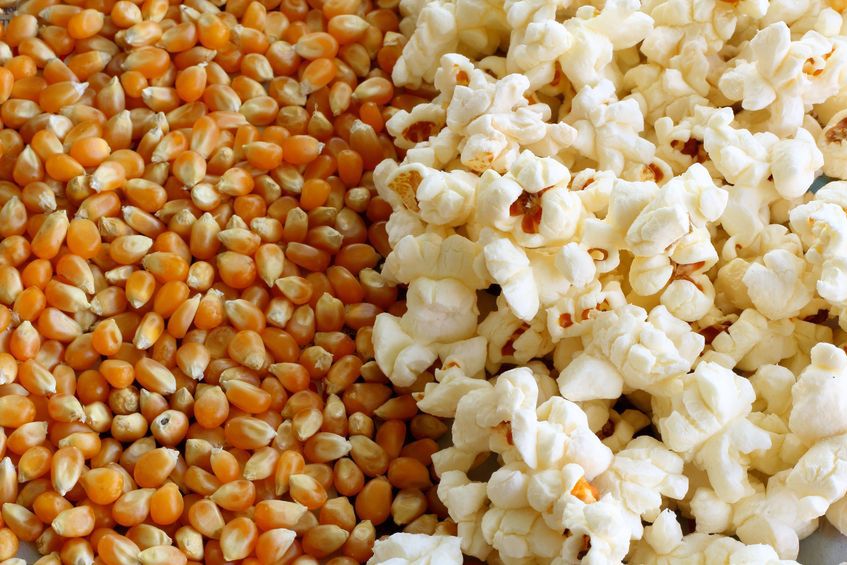 Popcorn z mikrofalówki (lub przygotowany bez smażenia)