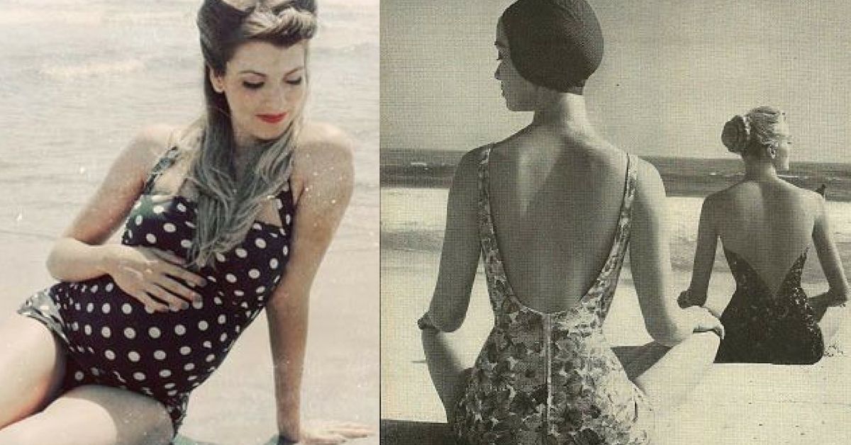 Kobieta w ciąży na plaży