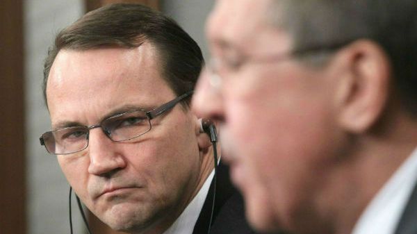 Radosław Sikorski i Siergiej Ławrow