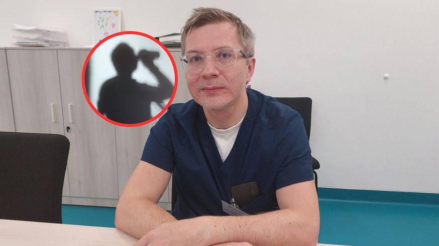 Lekarz z oddziału alkoholowego: Praca z uzależnionymi to patrzenie, jak ludzie sobie marnują życie