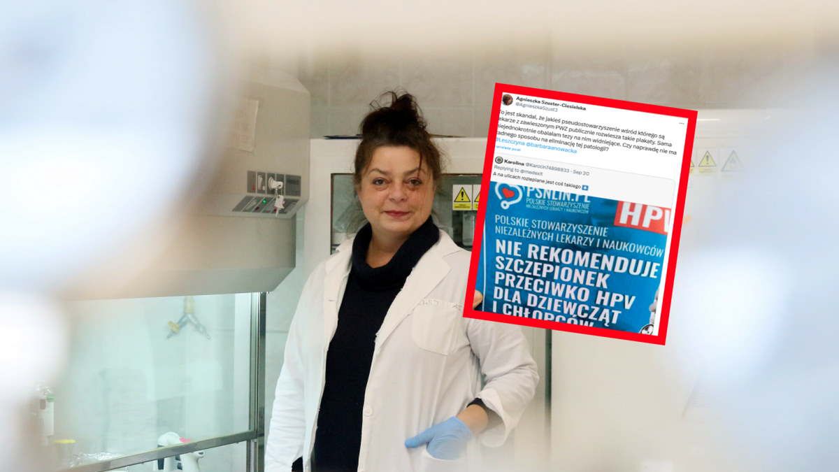 "To jest skandal". Wirusolożka pokazała zdjęcie plakatów
